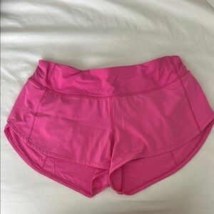 Women's Pink Lululemon Athletic Shorts